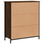 vidaXL Aparador de madera de ingeniería marrón roble 70x30x80 cm vidaXL Aparador de madera de ingeniería marrón roble 70x30x80 cm