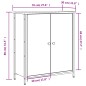 vidaXL Aparador de madera de ingeniería marrón roble 70x30x80 cm vidaXL Aparador de madera de ingeniería marrón roble 70x30x80 cm
