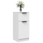 vidaXL Aparador de madera contrachapada blanco 30x30x70 cm vidaXL Aparador de madera contrachapada blanco 30x30x70 cm