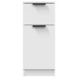 vidaXL Aparador de madera contrachapada blanco 30x30x70 cm vidaXL Aparador de madera contrachapada blanco 30x30x70 cm