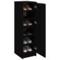 vidaXL Mueble zapatero madera contrachapada negro 30x35x100 cm vidaXL Mueble zapatero madera contrachapada negro 30x35x100 cm