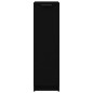 vidaXL Mueble zapatero madera contrachapada negro 30x35x100 cm vidaXL Mueble zapatero madera contrachapada negro 30x35x100 cm