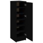 vidaXL Mueble zapatero madera contrachapada negro 30x35x100 cm vidaXL Mueble zapatero madera contrachapada negro 30x35x100 cm