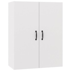 vidaXL Armario colgante de madera contrachapada blanco 69,5x34x90 cm