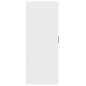 vidaXL Armario colgante de madera contrachapada blanco 69,5x34x90 cm vidaXL Armario colgante de madera contrachapada blanco 69,5x34x90 cm