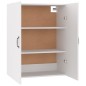 vidaXL Armario colgante de madera contrachapada blanco 69,5x34x90 cm vidaXL Armario colgante de madera contrachapada blanco 69,5x34x90 cm
