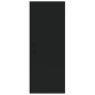 vidaXL Armario de pared madera contrachapada negro 34,5x34x90 cm