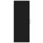 vidaXL Armario de pared madera contrachapada negro 34,5x34x90 cm