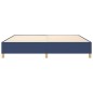 vidaXL Estructura de cama box spring tela azul 200x200 cm