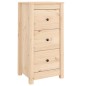 vidaXL Aparador de madera maciza de pino 40x35x80 cm vidaXL Aparador de madera maciza de pino 40x35x80 cm