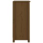 vidaXL Aparador de madera maciza de pino marrón miel 40x35x80 cm vidaXL Aparador de madera maciza de pino marrón miel 40x35x80 cm