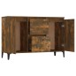 vidaXL Aparador madera contrachapada color roble ahumado 104x35x70 cm vidaXL Aparador madera contrachapada color roble ahumado 104x35x70 cm