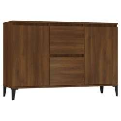 vidaXL Aparador de madera contrachapada roble marrón 104x35x70 cm