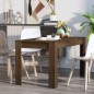 vidaXL Mesa de comedor madera contrachapada roble marrón 140x74,5x76 cm vidaXL Mesa de comedor madera contrachapada roble marrón 140x74,5x76 cm