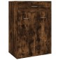 vidaXL Mueble zapatero madera contrachapada roble ahumado 60x35x84 cm vidaXL Mueble zapatero madera contrachapada roble ahumado 60x35x84 cm