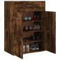 vidaXL Mueble zapatero madera contrachapada roble ahumado 60x35x84 cm vidaXL Mueble zapatero madera contrachapada roble ahumado 60x35x84 cm