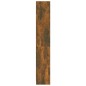 vidaXL Estantería 4 niveles madera color roble ahumado 60x24x142 cm vidaXL Estantería 4 niveles madera color roble ahumado 60x24x142 cm