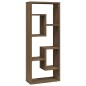 vidaXL Estantería pared madera contrachapada marrón roble 36x16x90 cm vidaXL Estantería pared madera contrachapada marrón roble 36x16x90 cm