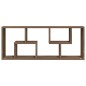 vidaXL Estantería pared madera contrachapada marrón roble 36x16x90 cm vidaXL Estantería pared madera contrachapada marrón roble 36x16x90 cm