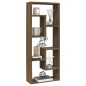 vidaXL Estantería pared madera contrachapada marrón roble 36x16x90 cm vidaXL Estantería pared madera contrachapada marrón roble 36x16x90 cm