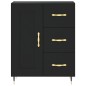 vidaXL Aparador alto madera contrachapada negro 69,5x34x180 cm vidaXL Aparador alto madera contrachapada negro 69,5x34x180 cm