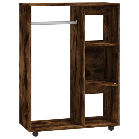 vidaXL Armario madera contrachapada color roble ahumado 80x40x110 cm