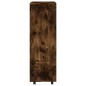 vidaXL Armario madera contrachapada color roble ahumado 80x40x110 cm vidaXL Armario madera contrachapada color roble ahumado 80x40x110 cm