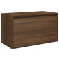 vidaXL Banco pasillo madera contrachapada roble marrón 80x40x45 cm vidaXL Banco pasillo madera contrachapada roble marrón 80x40x45 cm