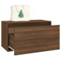 vidaXL Banco pasillo madera contrachapada roble marrón 80x40x45 cm vidaXL Banco pasillo madera contrachapada roble marrón 80x40x45 cm
