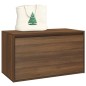 vidaXL Banco pasillo madera contrachapada roble marrón 80x40x45 cm vidaXL Banco pasillo madera contrachapada roble marrón 80x40x45 cm