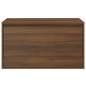 vidaXL Banco pasillo madera contrachapada roble marrón 80x40x45 cm vidaXL Banco pasillo madera contrachapada roble marrón 80x40x45 cm
