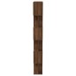 vidaXL Estantería/Biombo madera contrachapada marrón roble 80x24x192cm