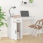 vidaXL Escritorio de madera contrachapada blanco 100x49x75 cm vidaXL Escritorio de madera contrachapada blanco 100x49x75 cm