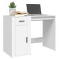 vidaXL Escritorio de madera contrachapada blanco 100x49x75 cm vidaXL Escritorio de madera contrachapada blanco 100x49x75 cm