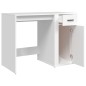 vidaXL Escritorio de madera contrachapada blanco 100x49x75 cm vidaXL Escritorio de madera contrachapada blanco 100x49x75 cm