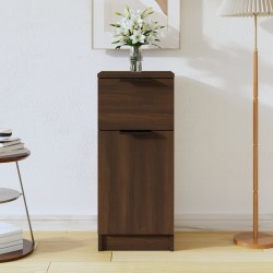 vidaXL Aparador madera contrachapada color roble marrón 30x30x70 cm