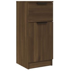 vidaXL Aparador madera contrachapada color roble marrón 30x30x70 cm