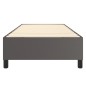 vidaXL Estructura de cama box spring cuero sintético gris 100x200 cm vidaXL Estructura de cama box spring cuero sintético gris 100x200 cm