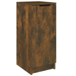 vidaXL Mueble zapatero madera contrachapada roble ahumado 30x35x70 cm