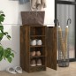 vidaXL Mueble zapatero madera contrachapada roble ahumado 30x35x70 cm vidaXL Mueble zapatero madera contrachapada roble ahumado 30x35x70 cm
