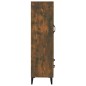vidaXL Aparador de madera contrachapada roble ahumado 70x31x115 cm vidaXL Aparador de madera contrachapada roble ahumado 70x31x115 cm