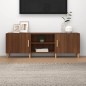 vidaXL Mueble de TV madera contrachapada marrón roble 150x30x50 cm vidaXL Mueble de TV madera contrachapada marrón roble 150x30x50 cm