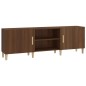 vidaXL Mueble de TV madera contrachapada marrón roble 150x30x50 cm vidaXL Mueble de TV madera contrachapada marrón roble 150x30x50 cm