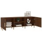 vidaXL Mueble de TV madera contrachapada marrón roble 150x30x50 cm vidaXL Mueble de TV madera contrachapada marrón roble 150x30x50 cm