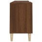 vidaXL Mueble de TV madera contrachapada marrón roble 150x30x50 cm vidaXL Mueble de TV madera contrachapada marrón roble 150x30x50 cm