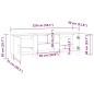vidaXL Mueble de TV madera contrachapada marrón roble 150x30x50 cm vidaXL Mueble de TV madera contrachapada marrón roble 150x30x50 cm