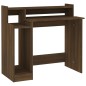 vidaXL Escritorio con LED madera ingeniería marrón roble 97x45x90 cm vidaXL Escritorio con LED madera ingeniería marrón roble 97x45x90 cm