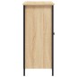 vidaXL Aparador de madera de ingeniería roble Sonoma 100x33x75 cm vidaXL Aparador de madera de ingeniería roble Sonoma 100x33x75 cm