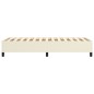 vidaXL Estructura de cama box spring cuero sintético crema 90x190 cm vidaXL Estructura de cama box spring cuero sintético crema 90x190 cm