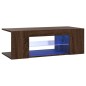 vidaXL Mueble de TV con luces LED color roble marrón 90x39x30 cm vidaXL Mueble de TV con luces LED color roble marrón 90x39x30 cm